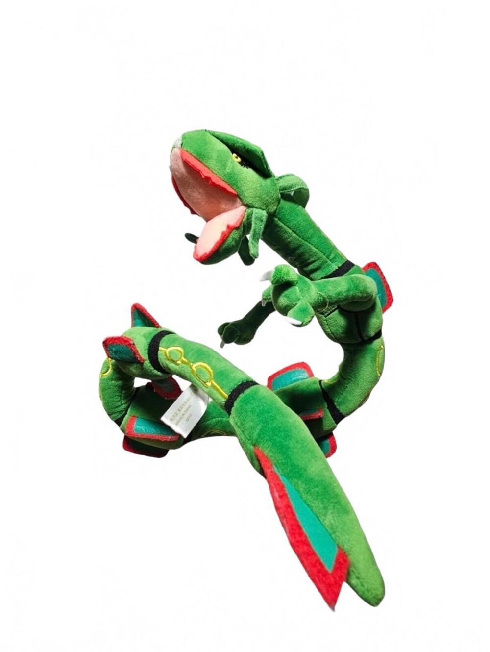 Pokemon Center 30" Rayquaza Poseable Bendable Plush Stuffed Animal Dragon